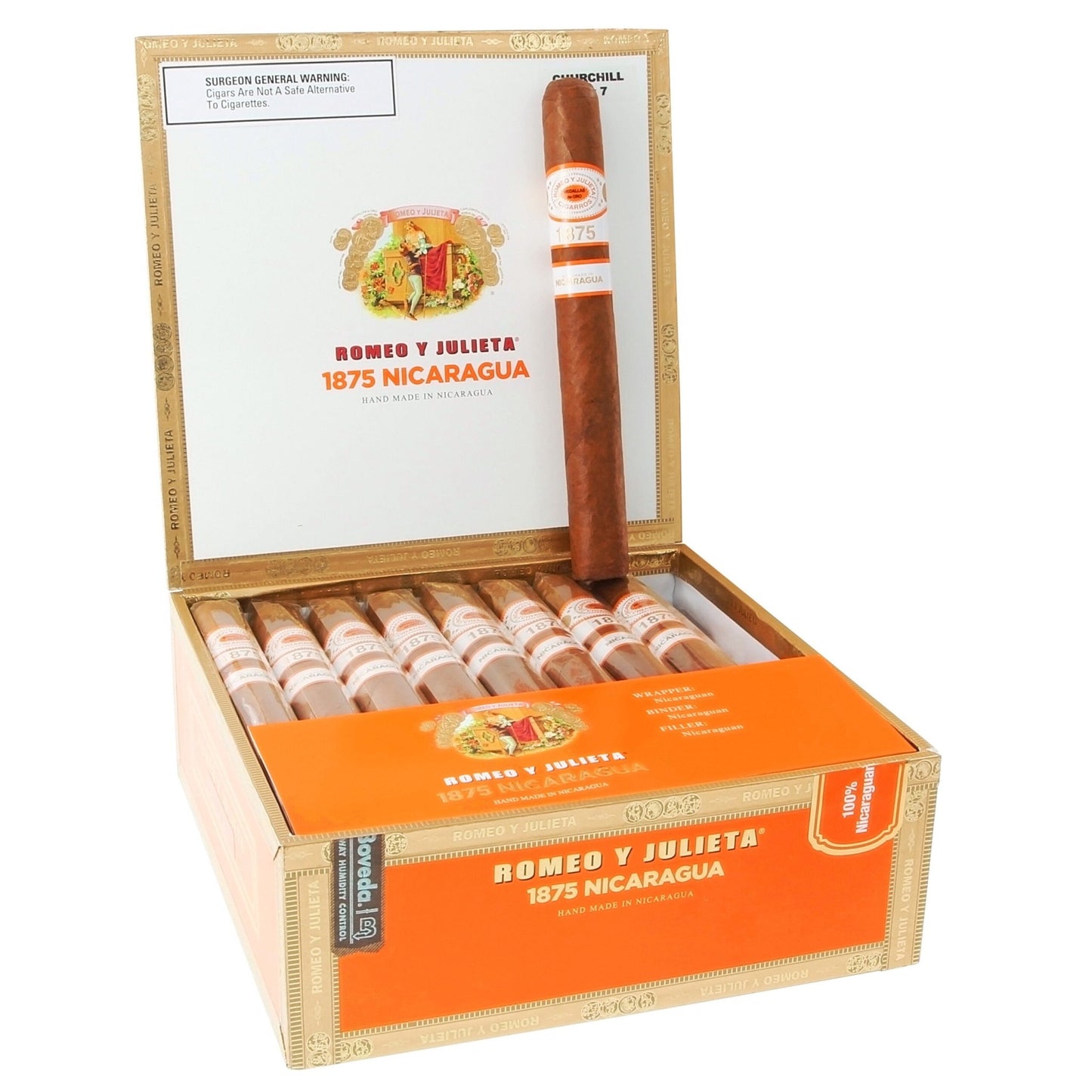 Romeo Y Julieta 1875 Nicaragua Cigars - Churchill - 7x52 - cigar13