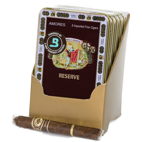 ROMEO Y JULIETA RESERVE AMORES SMALL CIGARS - Tin/6