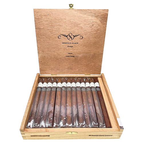 Sencillo Black Cigars by God of Fire - Sencillo Black Lancero - 60 X 4.5