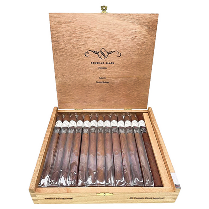 Sencillo Black Cigars by God of Fire - Sencillo Black Lancero - 60 X 4.5