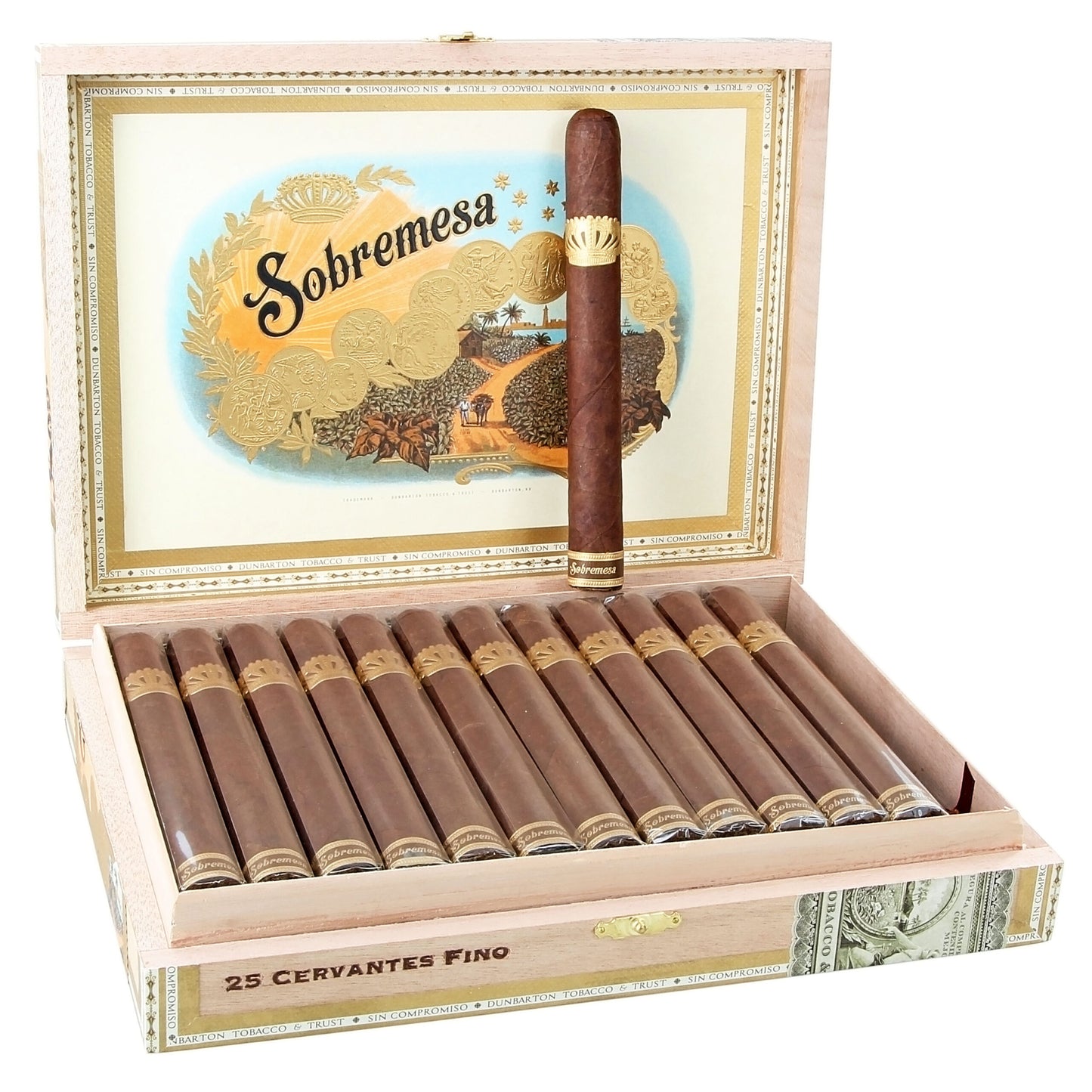Sobremesa Solita by Steve Saka Cigars - Cervantes Fino 6.25x46