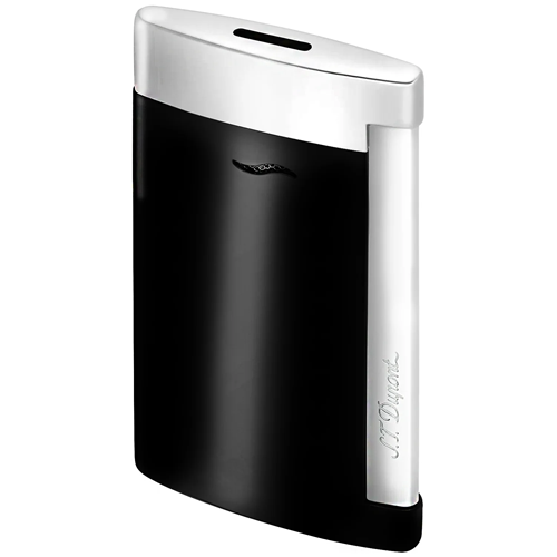 S.T. DUPONT SLIM 7 LIGHTER - Black Lacquer & Chrome Finishes