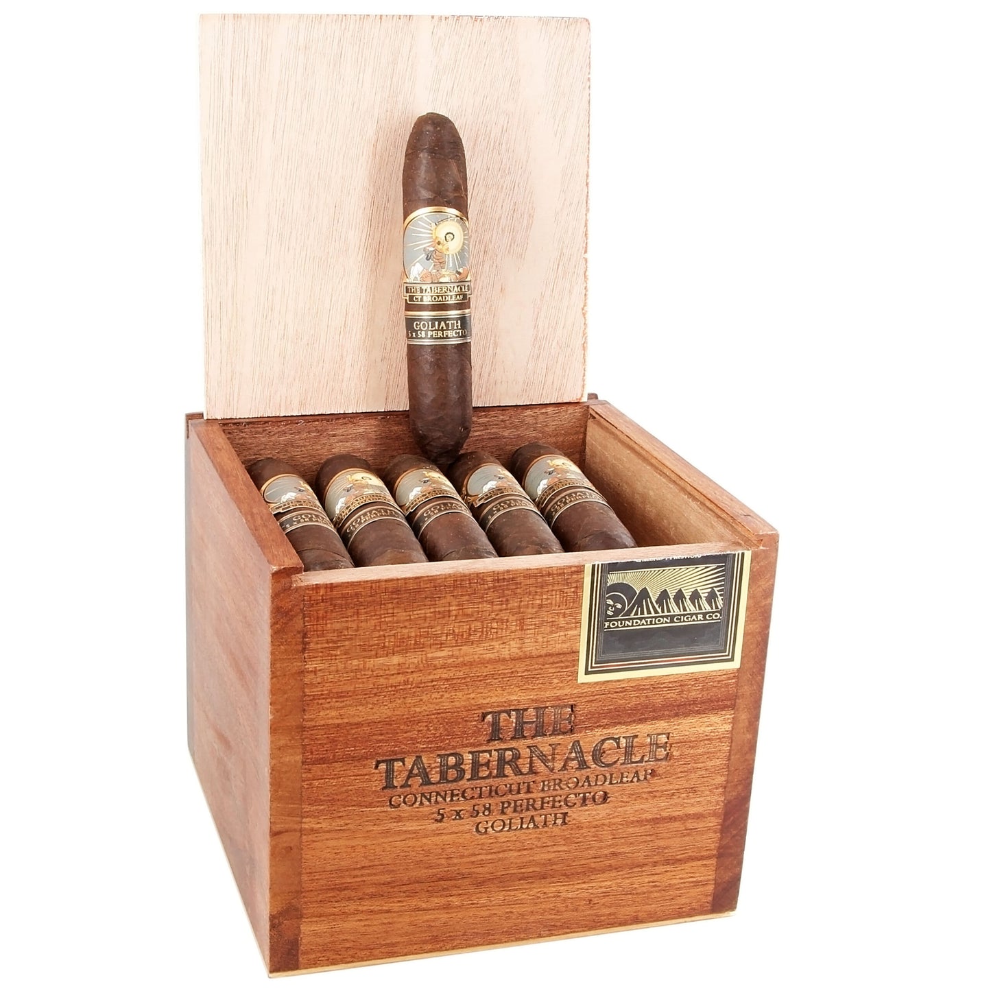 Tabernacle Broadleaf Cigars - Goliath (Perfecto) - 5x58
