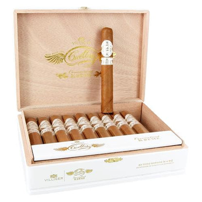 Villiger Cuellar Connecticut Kreme Cigars - Toro Gordo - 6 X 54 - cigar13