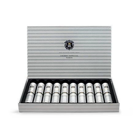 Zino Davidoff Platinum Crown Series Cigars - Chubby Especial Tubos - 5 7/8x61