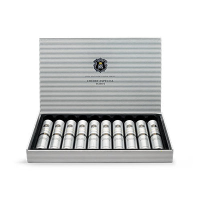 Zino Davidoff Platinum Crown Series Cigars - Chubby Especial Tubos - 5 7/8x61