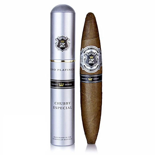 Zino Davidoff Platinum Crown Series Cigars - Chubby Especial Tubos - 5 7/8x61